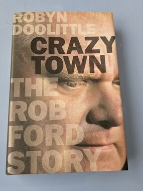 Robyn Doolittle 'Crazy Town' Hardcover Book - Brown/Beige Cover